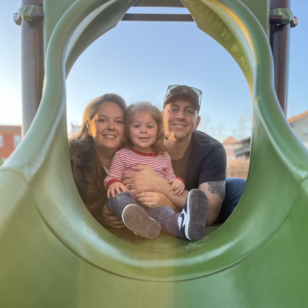 Rocco Vaglica with his family